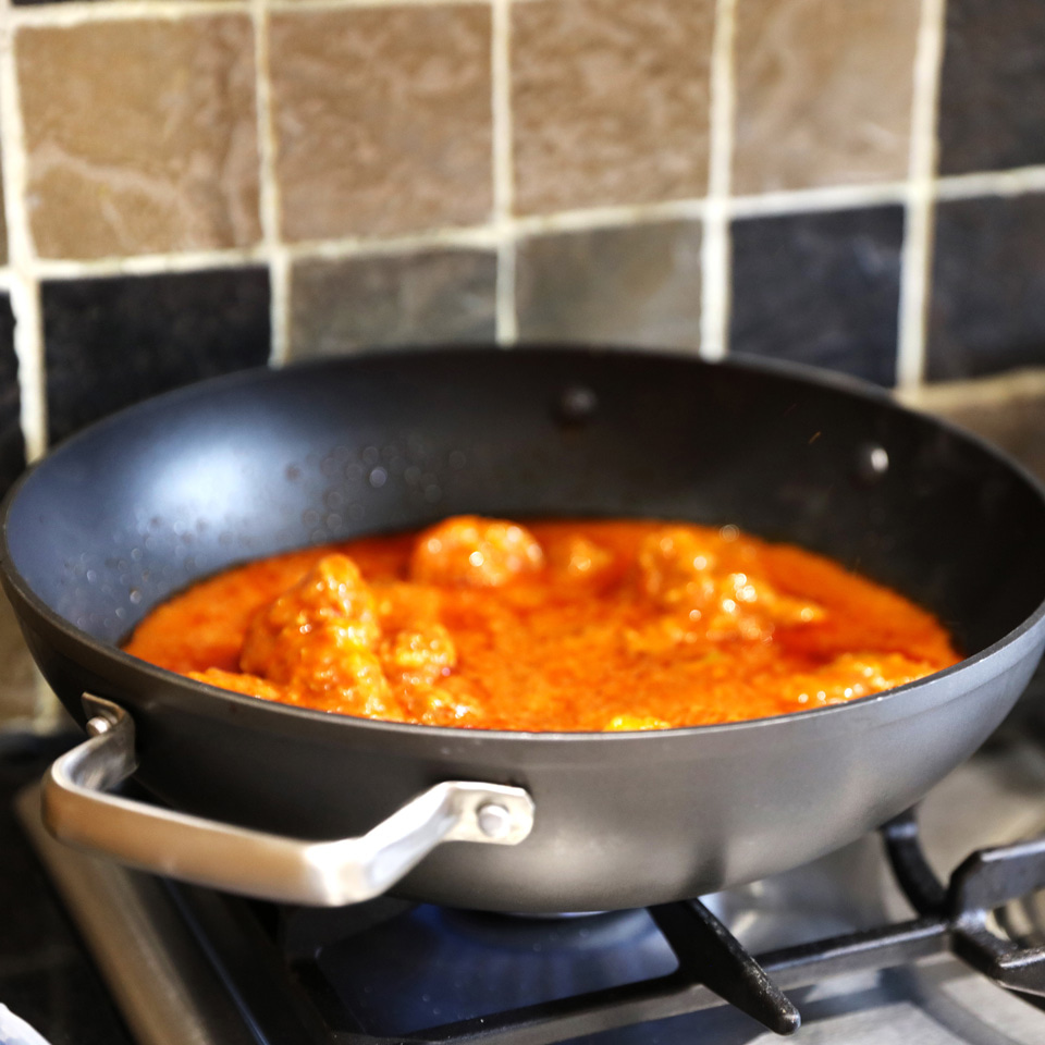 A dish being prepared for Eid celebrations. 