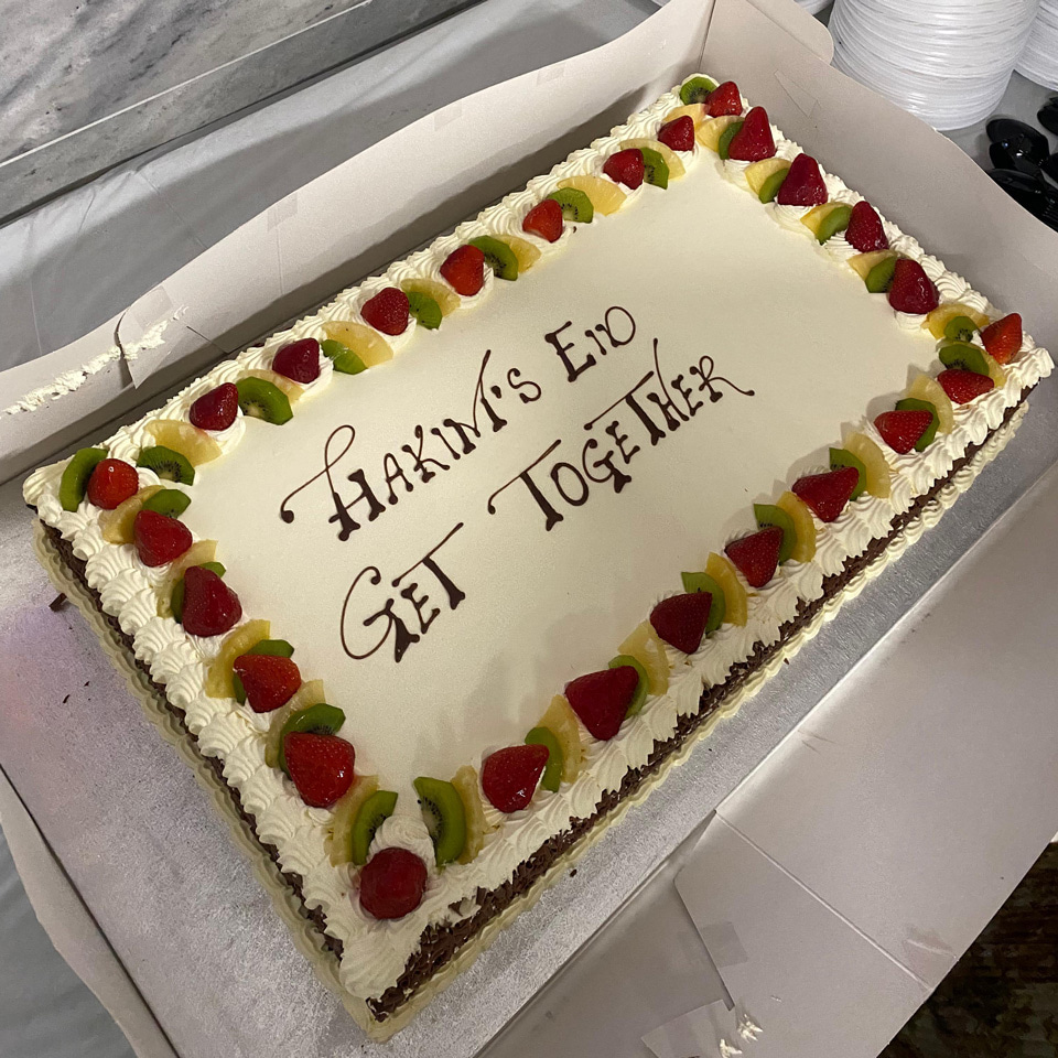 A cake prepared for a Hakim Group Eid celebration.