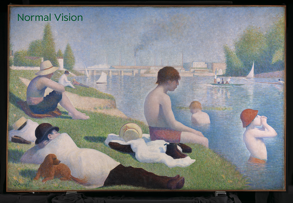 Georges Seurat Baters at Asnieres 1884 Normal