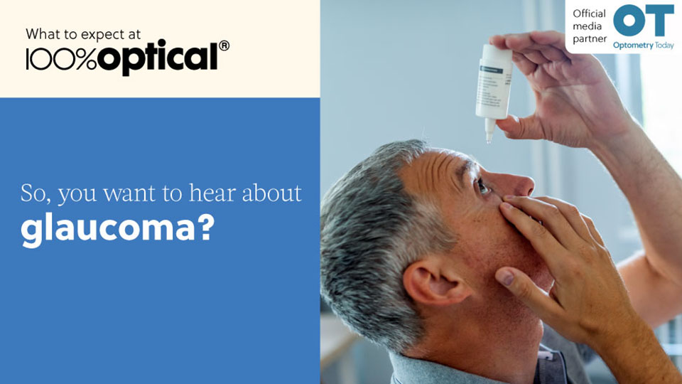 A man tilts his head back to insert eye drops