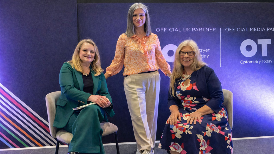 Elizabeth Lumb, Katie Harrop and Elaine Shaw at 100% Optical