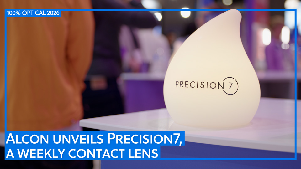 A light in the shape of a tear drop with the words Precision7 written on it