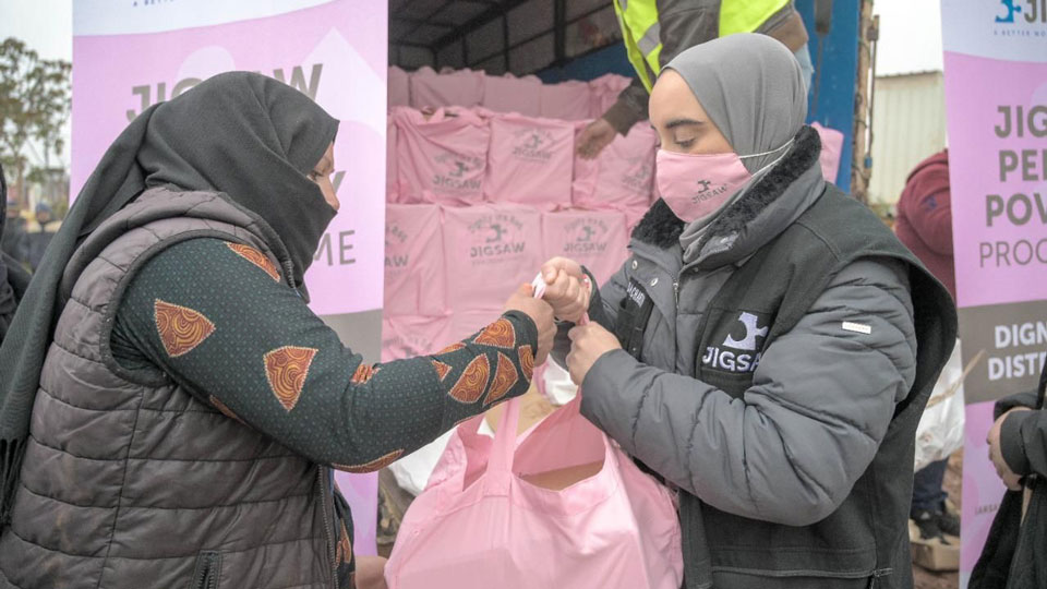 Optometrist Nadirah Talati volunteering 
