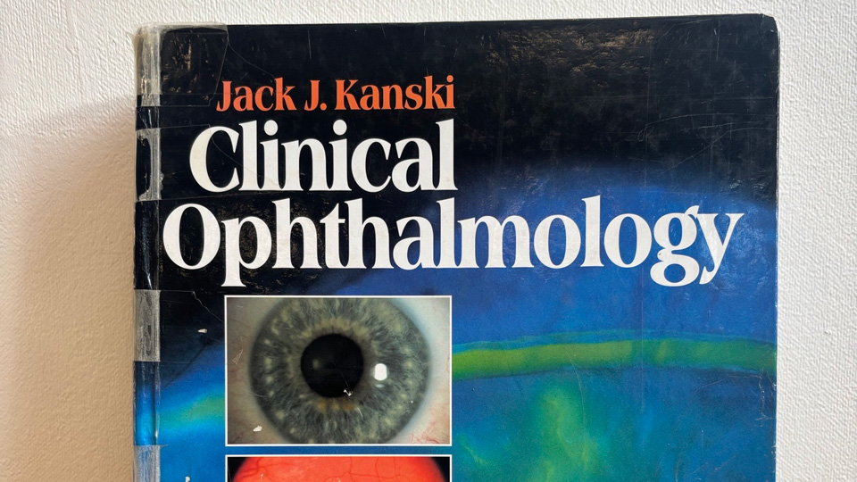 A copy of Kanski’s Clinical Ophthalmology
