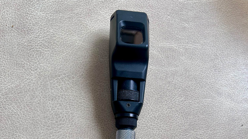 Dr Olivia Hunt’s retinoscope