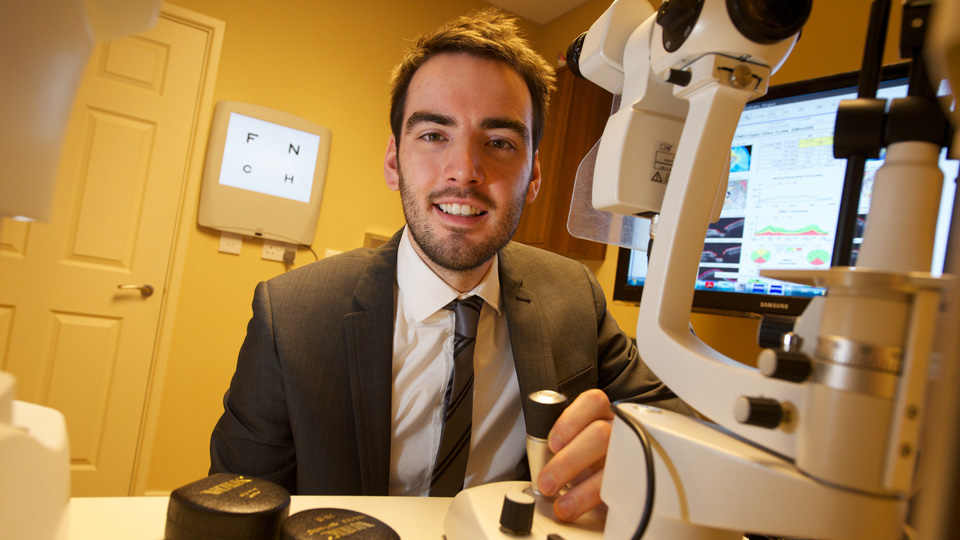 Craig McArthur, optometrist and practice director of Peter Ivins Eye Care