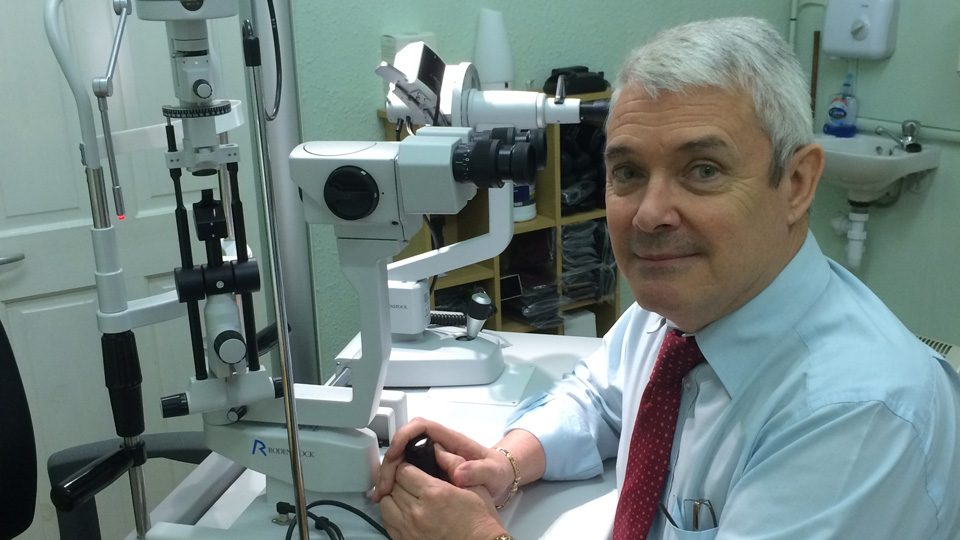Andrew Price, dispensing optician and dry eye specialist