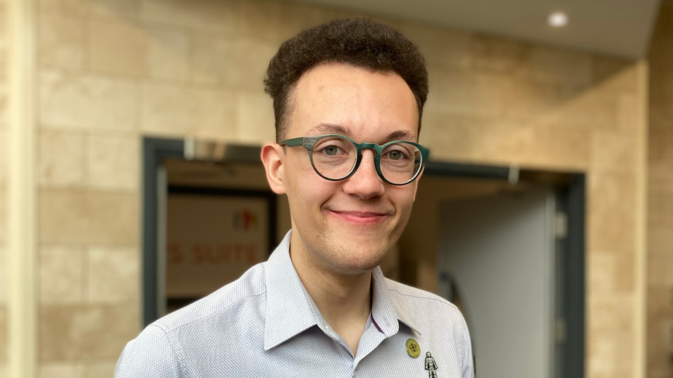 Nkosi Yearwood, optometrist at A & A Stevens 