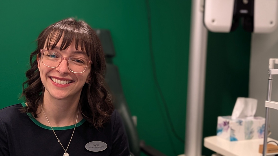 Sarah Owen, dispensing optician and trainee optometrist