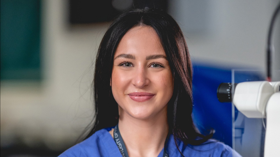 Emily Taylor, optometrist at Monnow Eyecare
