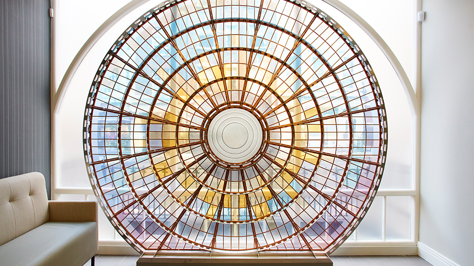 The interior of Moorfields Private, New Cavendish Street