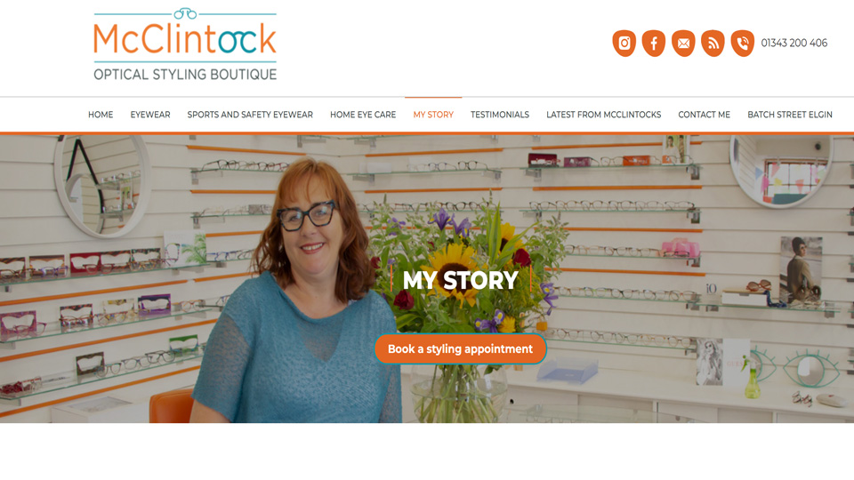 Website homepage image