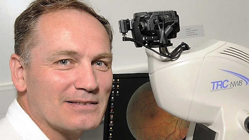 Frank Eperjesi, locum optometrist
