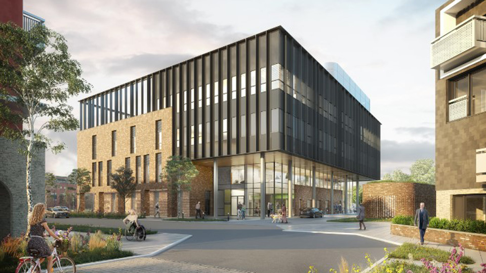 A rendering of what the hospital will look like when finished