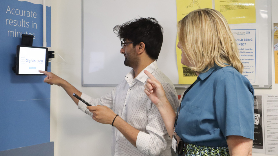 Jamie Mistry and Dr Louise Allen