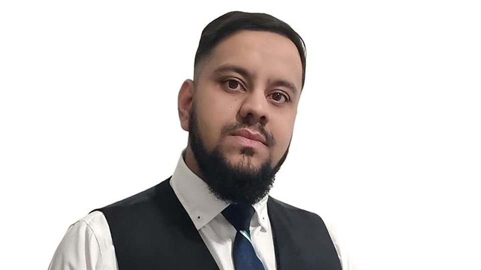 Muhammad Daniyaal Ahmed, optometry director at Specsavers Peterborough