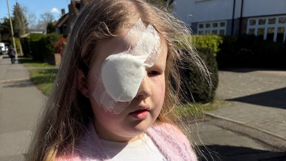  Catherine L’Estrange, 11, after receiving gene therapy for a rare progressive form of vision loss 