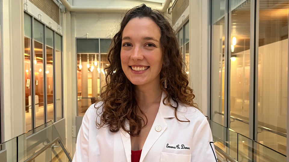 Emma Danes, medical student at The Warren Alpert Medical School
