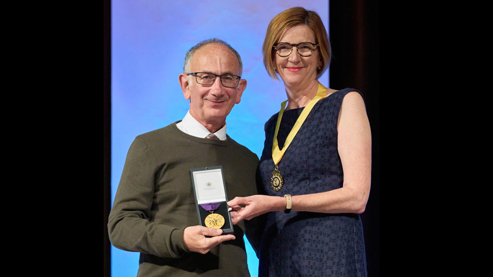 Dr David Elliot and Dr Gillian Rudduck