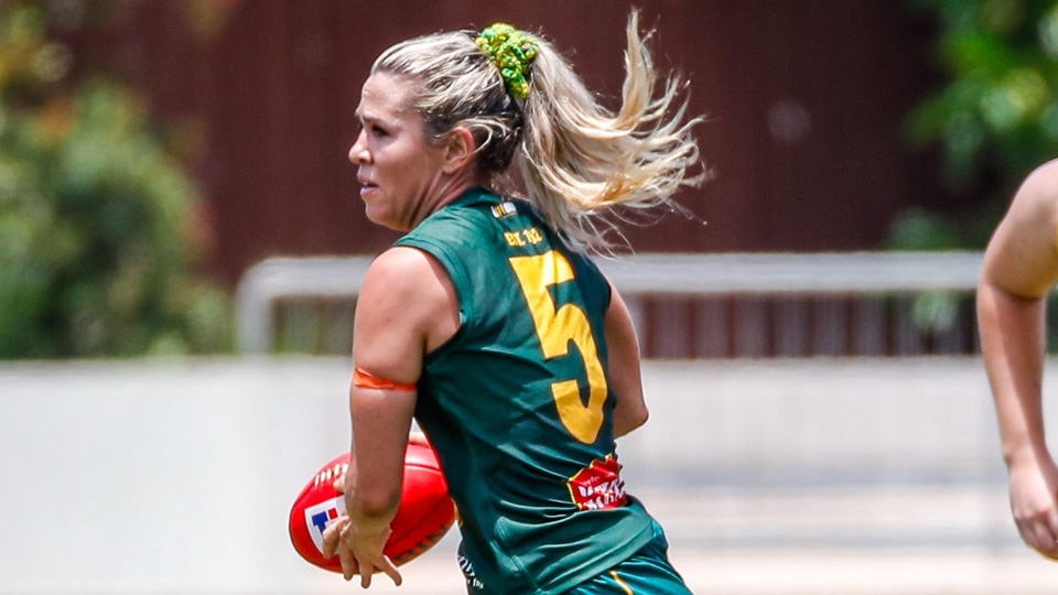 Jemma Iacono playing in the NTFL