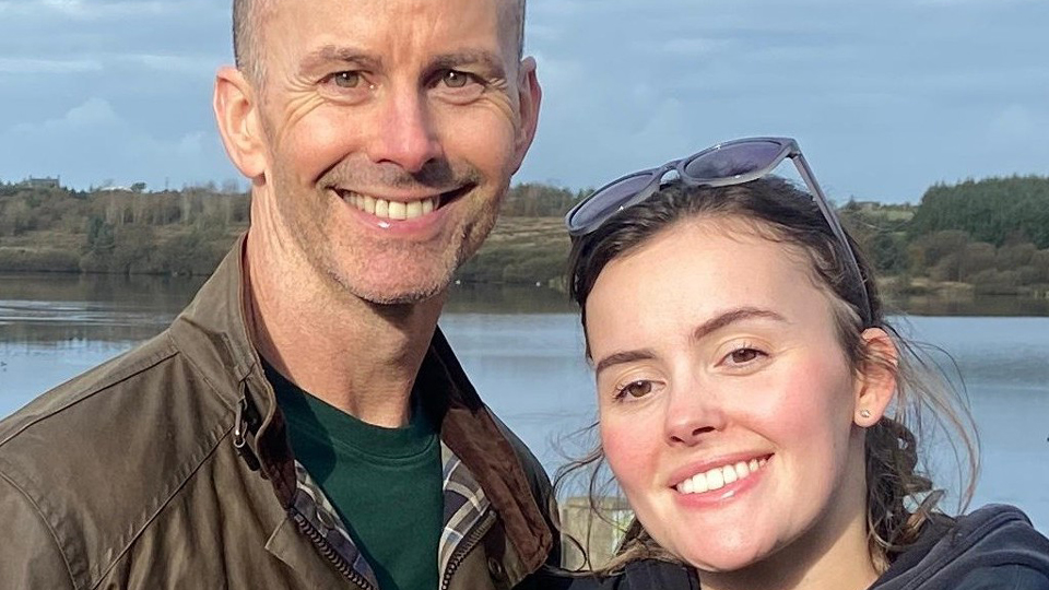 Mike Richards with his daughter, Alice Richards