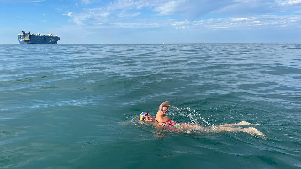 Melanie Barratt on becoming the first blind woman to swim the English Channel