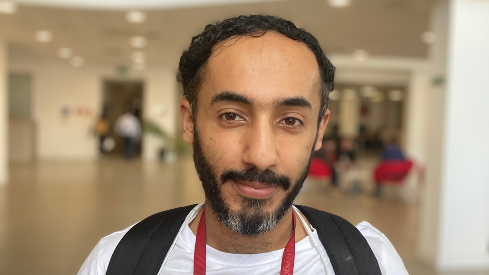Turki Almaslokh, optometrist and PhD researcher at Cardiff University
