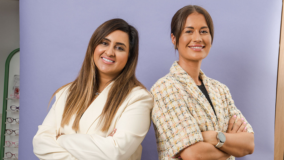 Dr Pretty Basra and Emily Irving