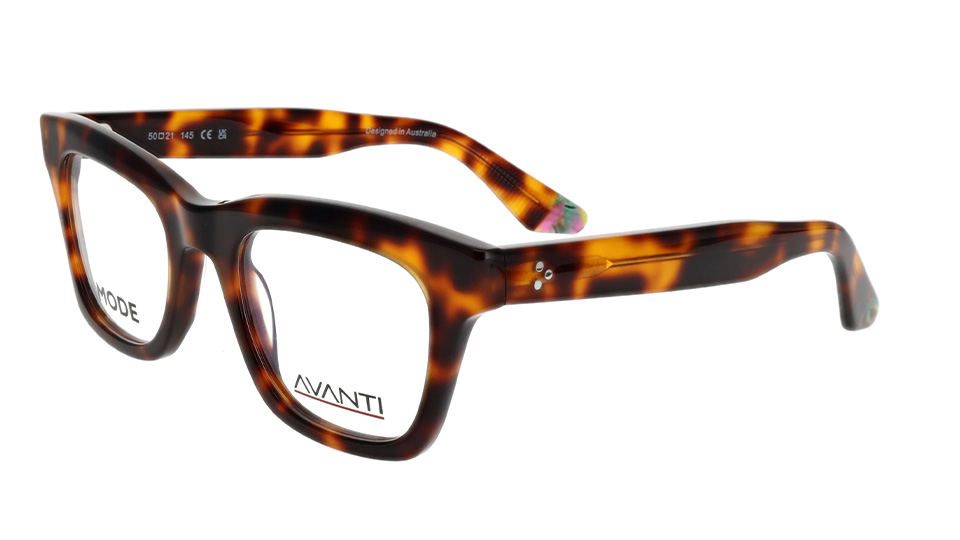 A pair of tortoiseshell frames with thick acetate