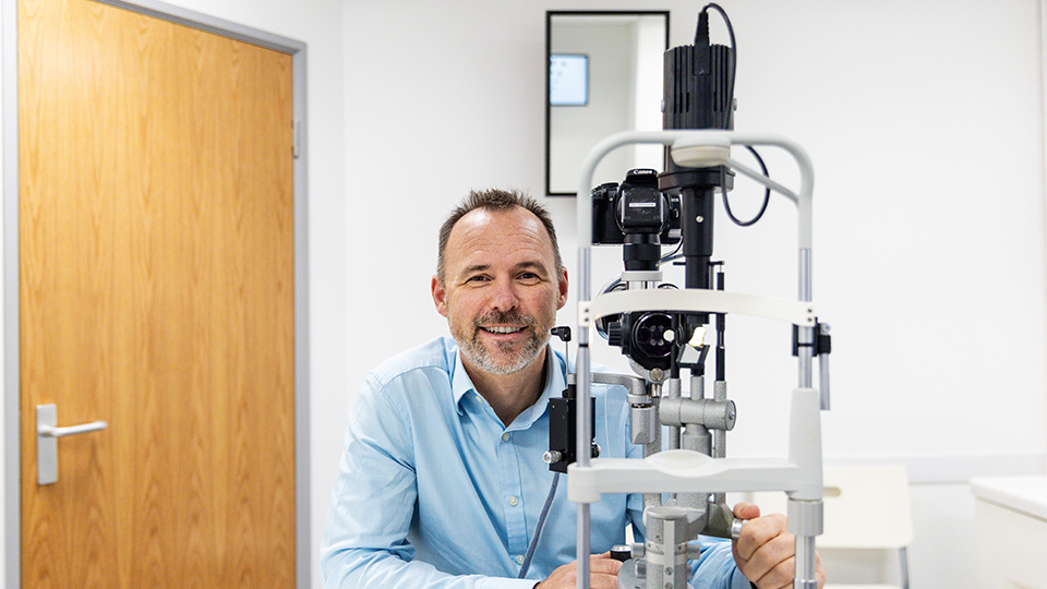 Dr Adrian Jones is pictured in practice