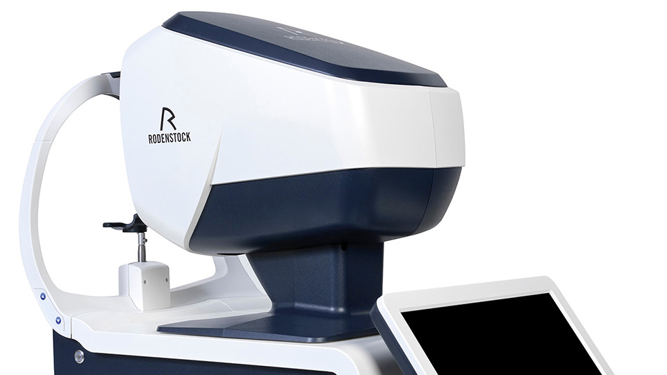 Large image of the Rodenstock DNEye scanner on a white background