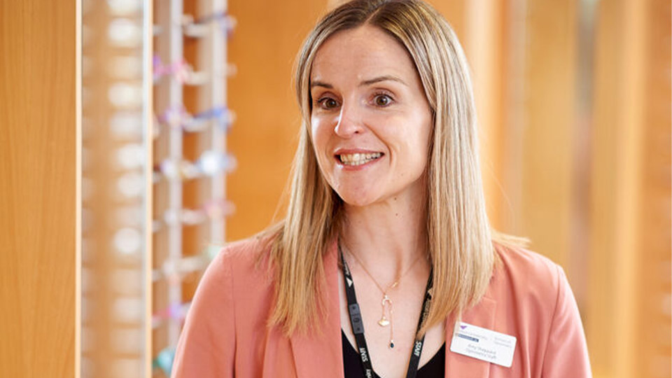 Dr Amy Sheppard, head of optometry and audiology at Aston University