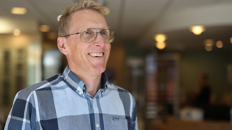 John Davidson, optometrist and owner of the Hakim Group independent practice, Querido & Davidson