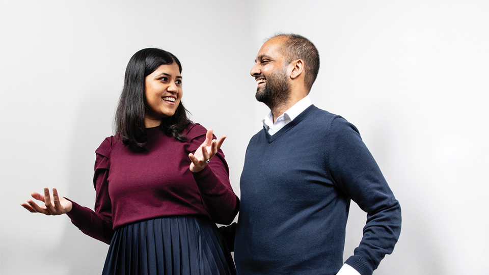 Tanvi Shah and Ashish Chokshi at Diopter Eye Clinic