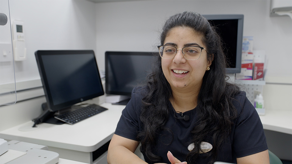 Deepali Poojara filming with OT