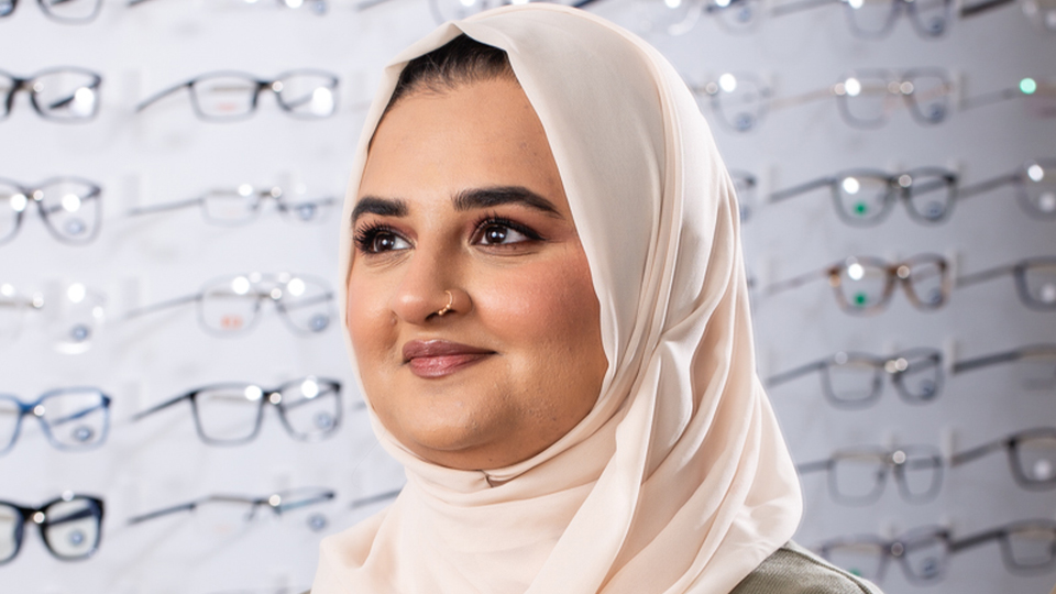 IP optometrist, Noor Sher, pictured at Iris Eye Care