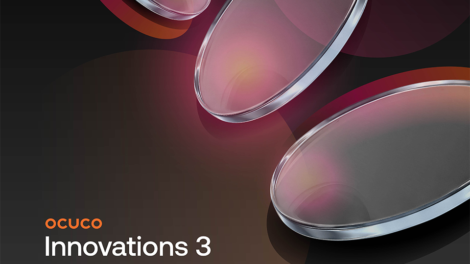 Lenses illustrated falling on a dark background