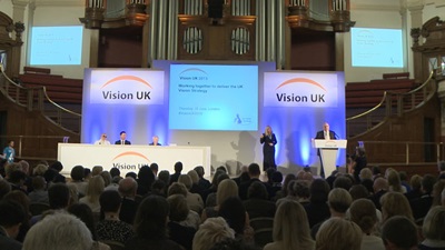 Delegates in lecture at the Vision UK Conference 2015