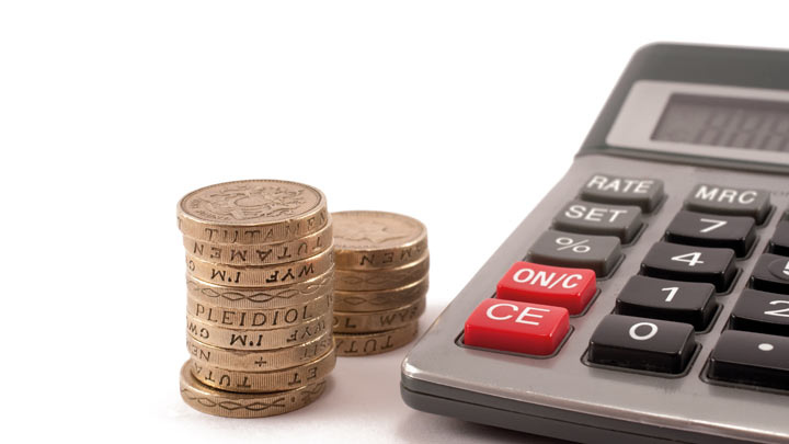 Money and calculator 