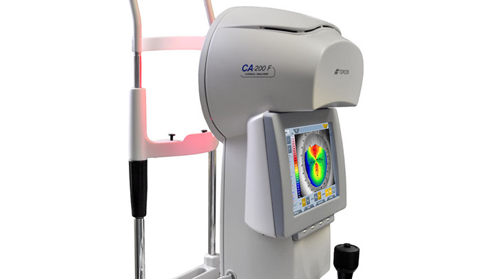 The Topcon CA-200F corneal analyser