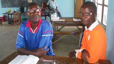 men wearing spectacles distributed in zambia