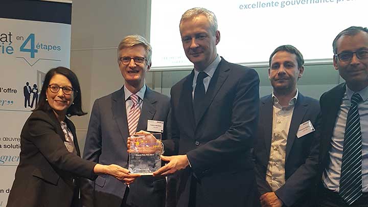 Essilor recognised for employee shareholding initiative