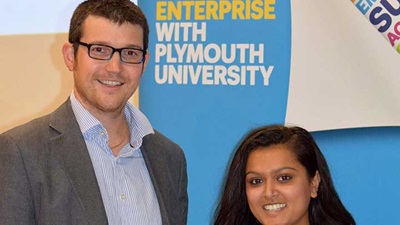 Plymouth University optometry prize winner, Vanisha Patel