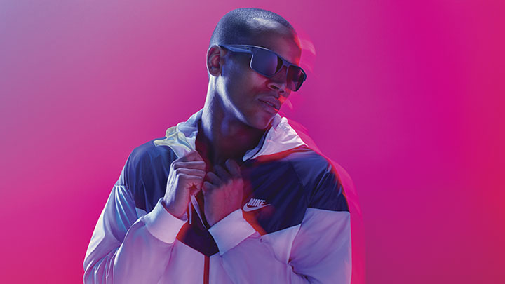 Model wearing Nike