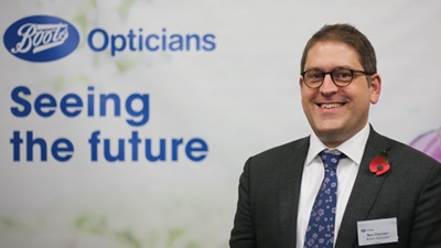 Boots Opticians' managing director, Ben Fletcher