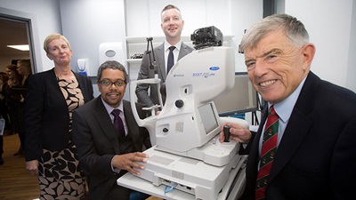 Doug Perkins and Specsavers Newport Optometrists