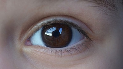 A child's eye