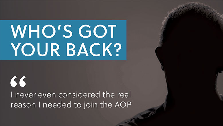 Who's got your back campaign banner
