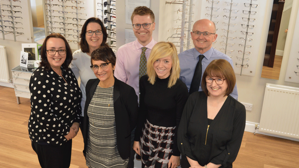 Allister and Simpson Opticians practice team