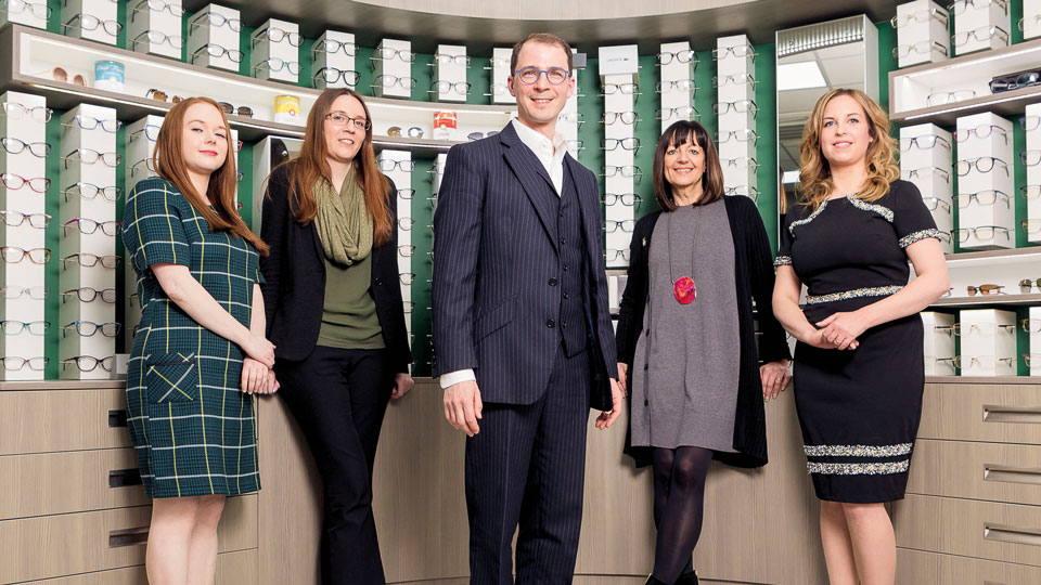 Martin Smith Opticians team